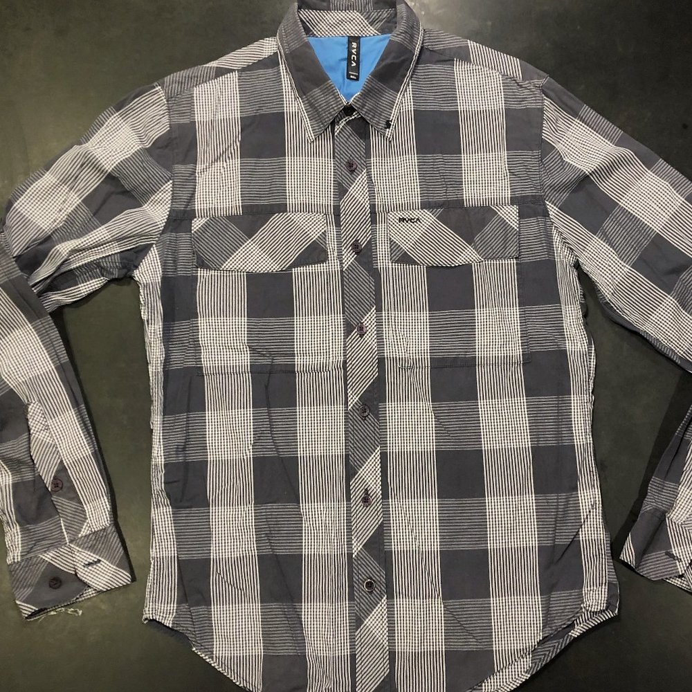 RVCA Men's Plaid Shirt